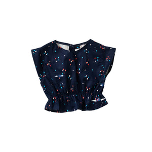 GIRLS PRINTED BLOUSE ( RAMDOM DESIGN AND COLOR )