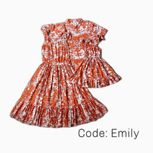 Load image into Gallery viewer, EMILY MAXI APRICOT 3pcs ( 6M ,1yr, 2yr, 3yr Daughter)