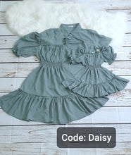 Load image into Gallery viewer, DAISY TEAL 3pcs ( 6M ,1yr, 2yr, 3yr Daughter)