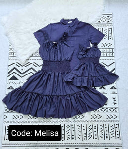 MELISA BLUE 3pcs ( 4yr ,5yr, 6yr, 7yr Daughter)