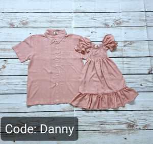 DANNY BLUSH PINK MAXI( Father & Daughter)